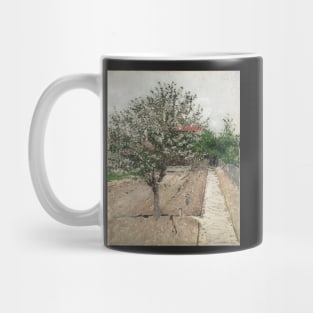 apple tree in blossom - Gustave Caillebotte Mug